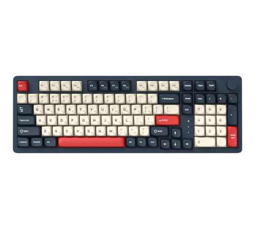 Клавіатура бездротова GamePro Asgard Drakkar Keychron Super Red Switch Blue (MK305BL)