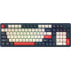 Клавіатура бездротова GamePro Asgard Drakkar Keychron Super Red Switch Blue (MK305BL)