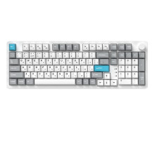 Клавіатура бездротова GamePro Asgard Drakkar Keychron Super Red Switch White (MK305WH)