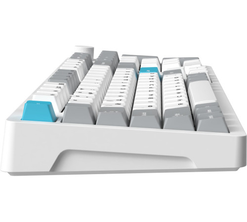 Клавіатура бездротова GamePro Asgard Drakkar Keychron Super Red Switch White (MK305WH)