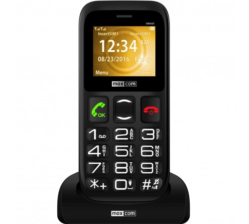 Мобiльний телефон Maxcom MM426 Black