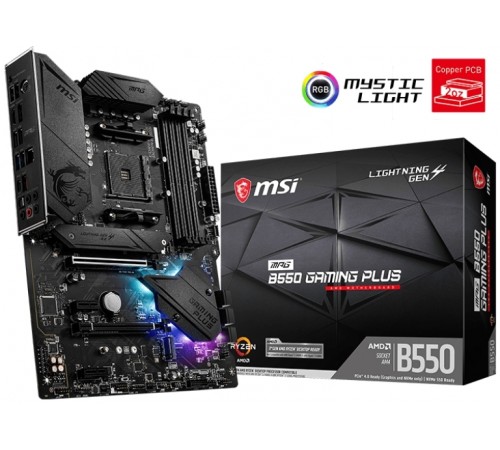 Материнська плата MSI MPG B550 Gaming Plus Socket AM4