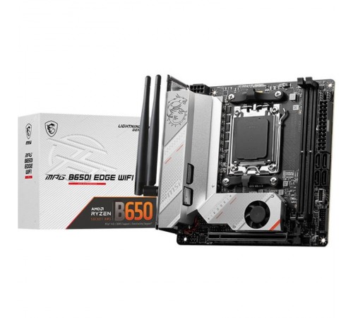 Материнська плата MSI MPG B650I Edge WiFi Socket AM5 Материнська плата MSI MPG B650I Edge WiFi Socket AM5