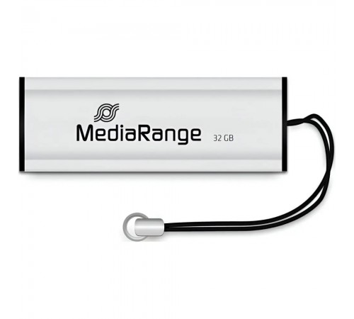 Флеш-накопичувач USB3.0 32GB MediaRange Black/Silver (MR916)