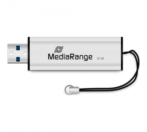 Флеш-накопичувач USB3.0 32GB MediaRange Black/Silver (MR916)