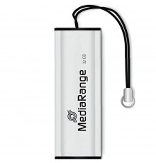 Флеш-накопичувач USB3.0 32GB MediaRange Black/Silver (MR916)