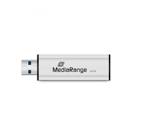 Флеш-накопичувач USB3.0 64GB MediaRange Black/Silver (MR917)