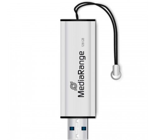 Флеш-накопичувач USB3.0 128GB MediaRange Black/Silver (MR918)