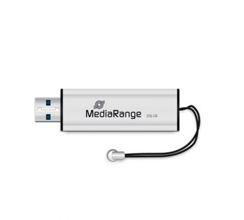 Флеш-накопичувач USB3.0 256GB MediaRange Black/Silver (MR919)