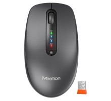 Миша бездротова Meetion BTM100R Black/Steel Gray (MT-BTM100R-A)
