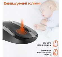 Миша бездротова Meetion BTM185 Black (MT-BTM185-A)