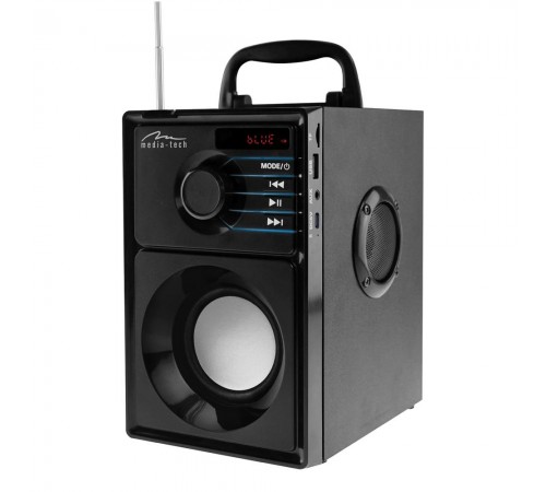 Акустична система Media-Tech Boombox Silver Black (MT3179)