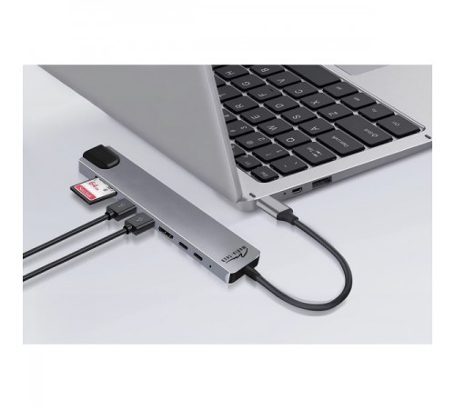 USB-хаб Media-Tech USB Type-C 8-в-1 (MT5046)