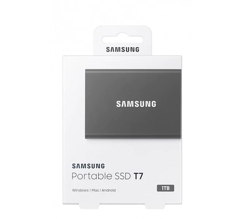 Накопичувач зовнішній SSD 2.5" USB 4.0TB Samsung T7 Titan Gray (MU-PC4T0T/WW)