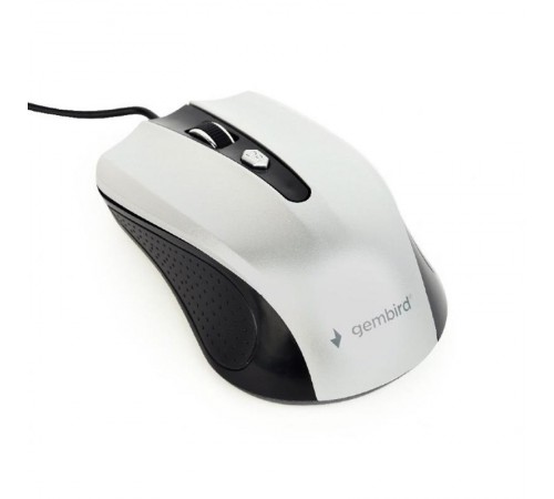 Миша Gembird MUS-4B-01-BS Black/Silver