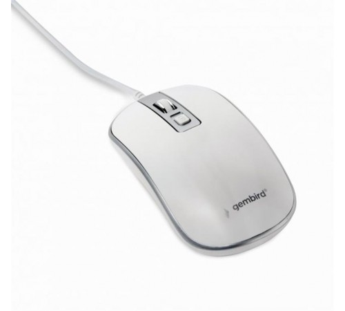 Миша Gembird MUS-4B-06-WS White/Silver