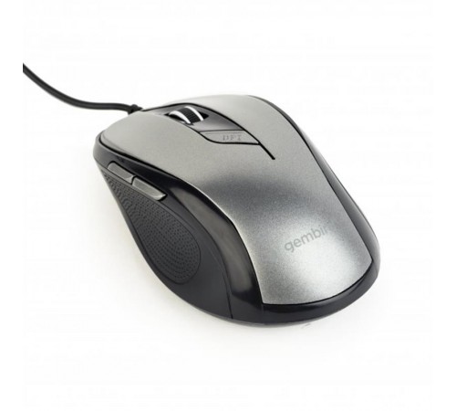 Миша Gembird MUS-6B-01-BG Black/Grey