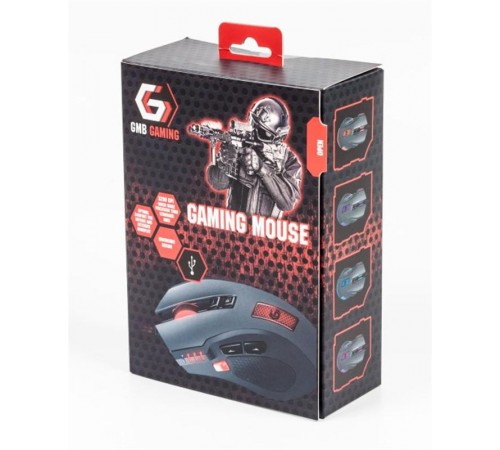 Миша Gembird MUSG-004 Black, Grey USB