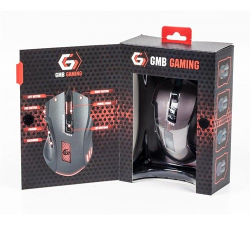 Миша Gembird MUSG-004 Black, Grey USB