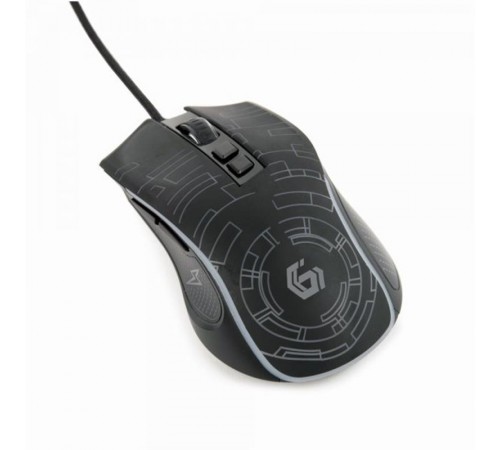 Миша Gembird MUSG-RGB-01 Black