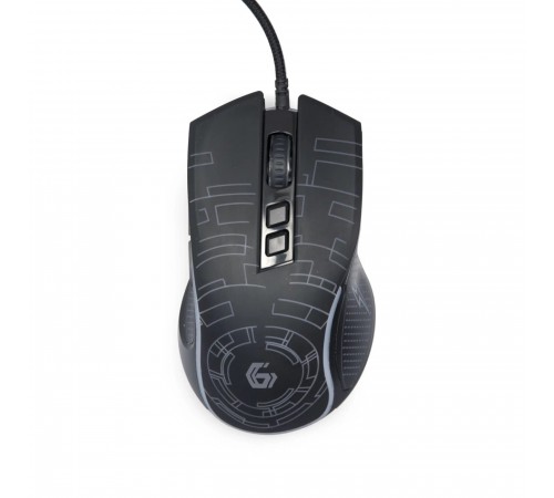 Миша Gembird MUSG-RGB-01 Black