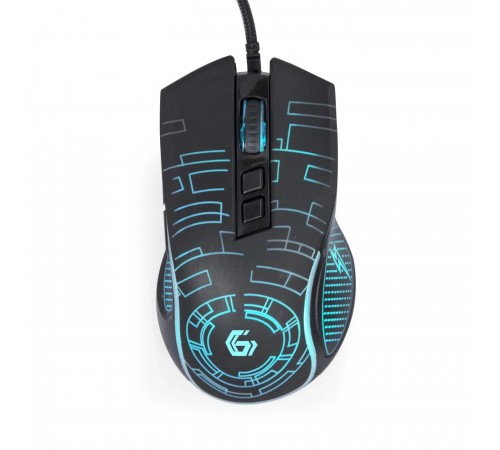 Миша Gembird MUSG-RGB-01 Black