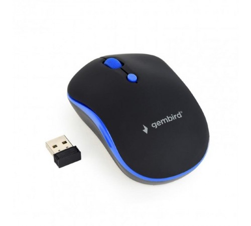 Миша бездротова Gembird MUSW-4B-03-B Black/Blue