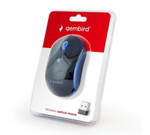 Миша бездротова Gembird MUSW-4B-03-B Black/Blue