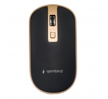 Миша бездротова Gembird MUSW-4B-06-BG Black/Gold