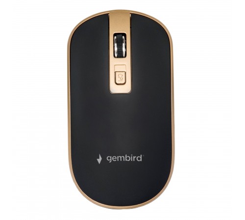 Миша бездротова Gembird MUSW-4B-06-BG Black/Gold