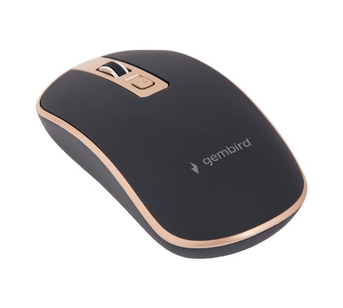 Миша бездротова Gembird MUSW-4B-06-BG Black/Gold