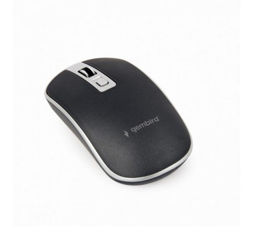 Миша бездротова Gembird MUSW-4B-06-BS Black/Silver