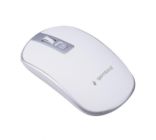 Миша бездротова Gembird MUSW-4B-06-WS White/Silver