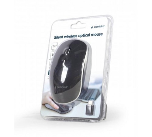 Миша бездротова Gembird MUSW-4BSC-01 Black