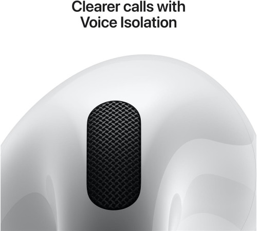 Bluetooth-гарнiтура Apple AirPods 4 with Active Noise Cancellation White (MXP93ZE/A)