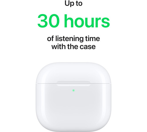 Bluetooth-гарнiтура Apple AirPods 4 with Active Noise Cancellation White (MXP93ZE/A)