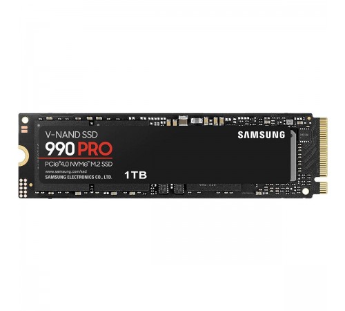 Накопичувач SSD 1ТB Samsung 990 PRO M.2 2280 PCIe 4.0 x4 NVMe V-NAND TLC (MZ-V9P1T0BW)