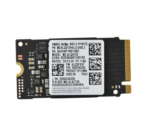 Накопичувач SSD 512GB Samsung M.2 2242 PCIe 4.0 x4 TLC (MZALQ512HALU-000L2)