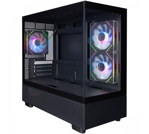 Корпус 1stPlayer Mi5-BK-2FC7R-1FC7 Black без БЖ