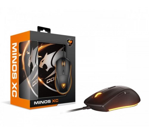 Миша Cougar Minos XC Black USB + килимок Speed XC