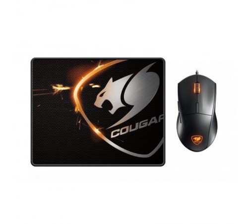Миша Cougar Minos XC Black USB + килимок Speed XC