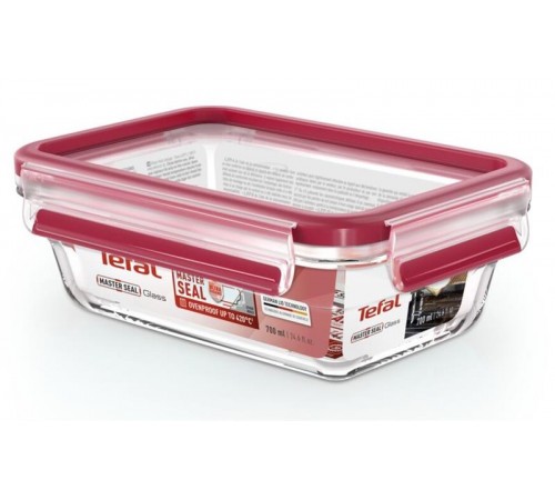 Форма універсальна з кришкою Tefal MasterSeal glass 0.7 л (N1040610) Форма універсальна з кришкою Tefal MasterSeal glass 0.7 л (N1040610)