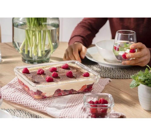Форма універсальна з кришкою Tefal MasterSeal glass 0.7 л (N1040610) Форма універсальна з кришкою Tefal MasterSeal glass 0.7 л (N1040610)