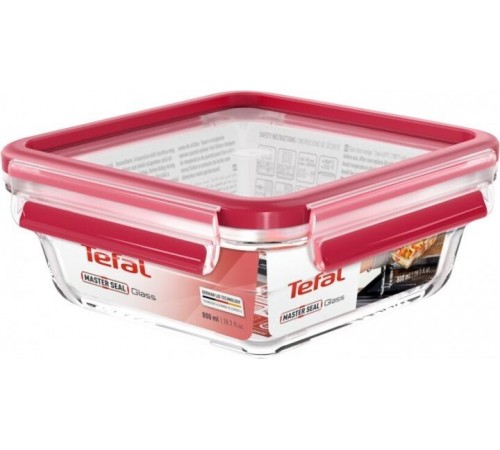 Форма універсальна з кришкою Tefal MasterSeal glass 0.8 л (N1041410) Форма універсальна з кришкою Tefal MasterSeal glass 0.8 л (N1041410)