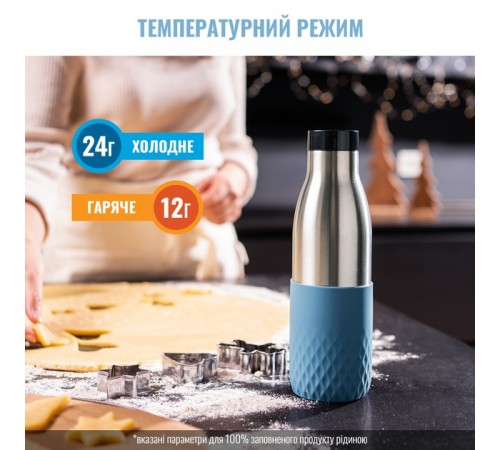 Термопляшка Tefal Bludrop soft touch 500 мл (N3110710) Термопляшка Tefal Bludrop soft touch 500 мл (N3110710)