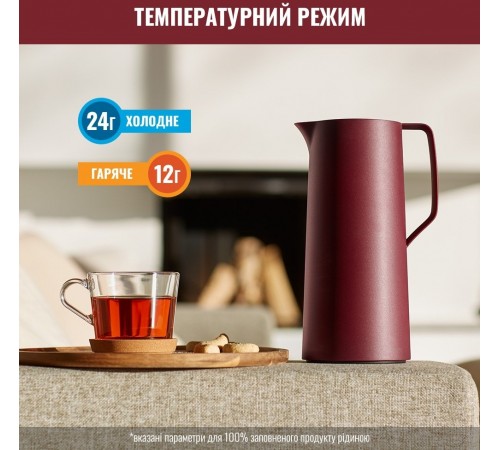 Термоглечик Tefal Motiva 1 л Burgundy (N4170210)