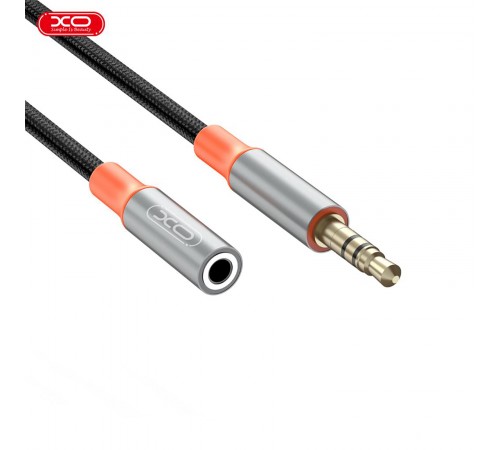 Аудио-кабель XO AUX 3.5 мм - AUX 3.5 мм 1 м Black (NB-R269A.black)