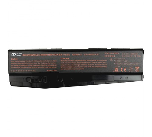 АКБ PowerPlant для ноутбука Clevo N850HC (N850BAT-6) 10.8V 4400mAh (NB400041)