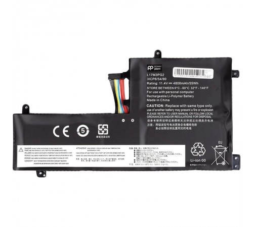 АКБ PowerPlant для ноутбука Lenovo Legion Y730 (L17M3PG2) (middle cable) 11.4V 4800mAh (NB481798)