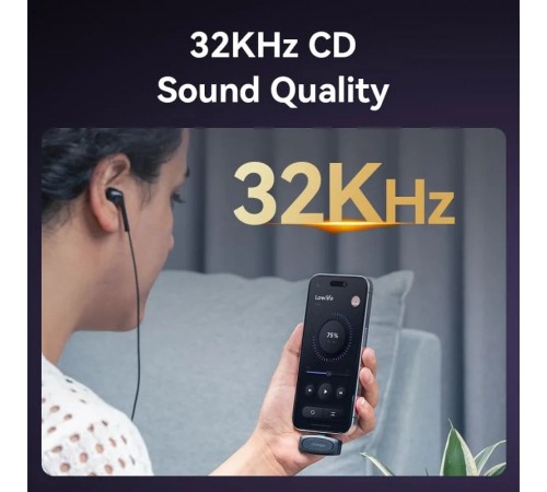 Мікрофон Vention USB Type-C 2-Pack Wireless Lavalier Black (NCBB0)